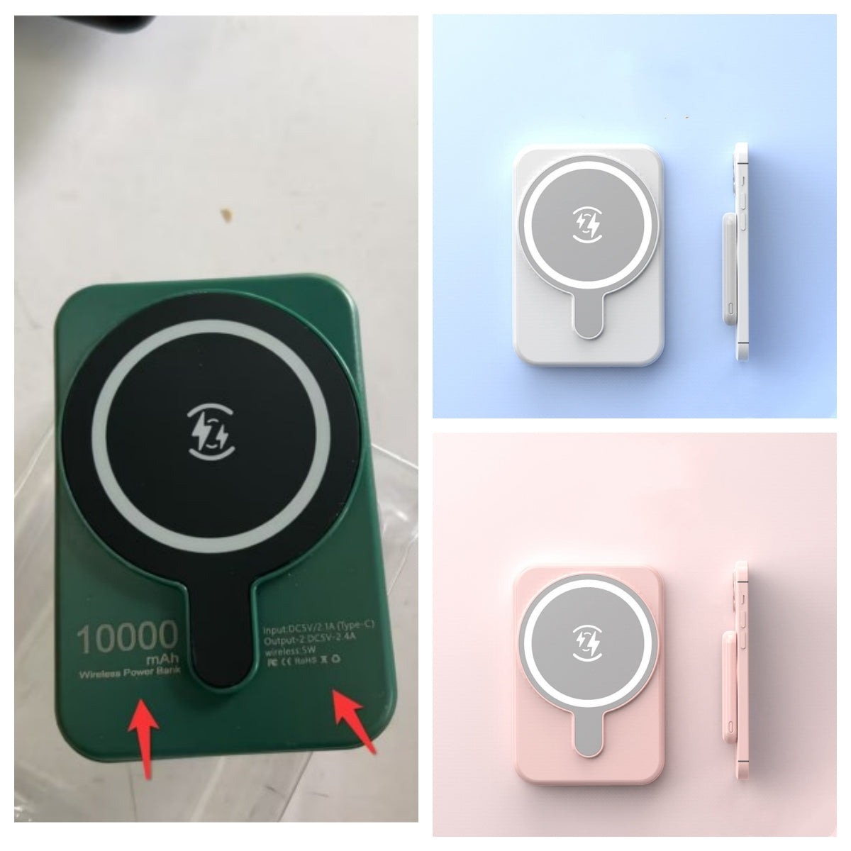 Mini Fast Charging Magnetic Wireless Power Bank 10000 MAh Portable