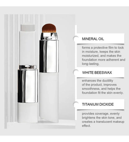 2-in-1 Color-Changing Foundation Stick Clear And Non-stuck Powder Daily External Foundation