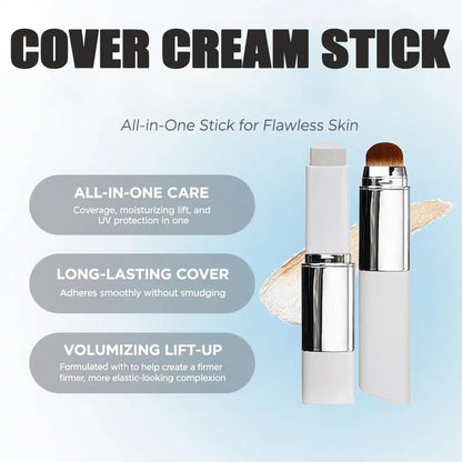 2-in-1 Color-Changing Foundation Stick Clear And Non-stuck Powder Daily External Foundation