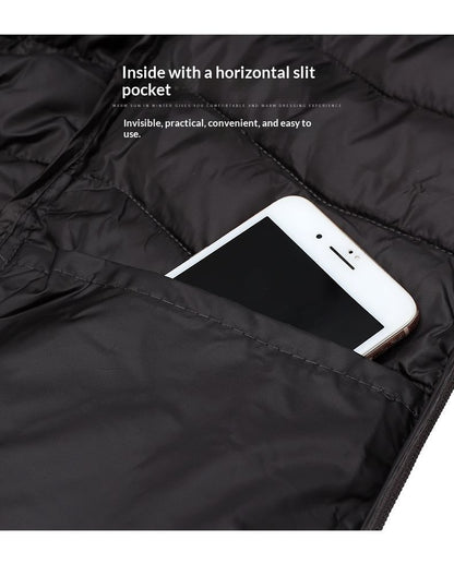 Men's Casual Cotton Jacket With A Stand-up Collar