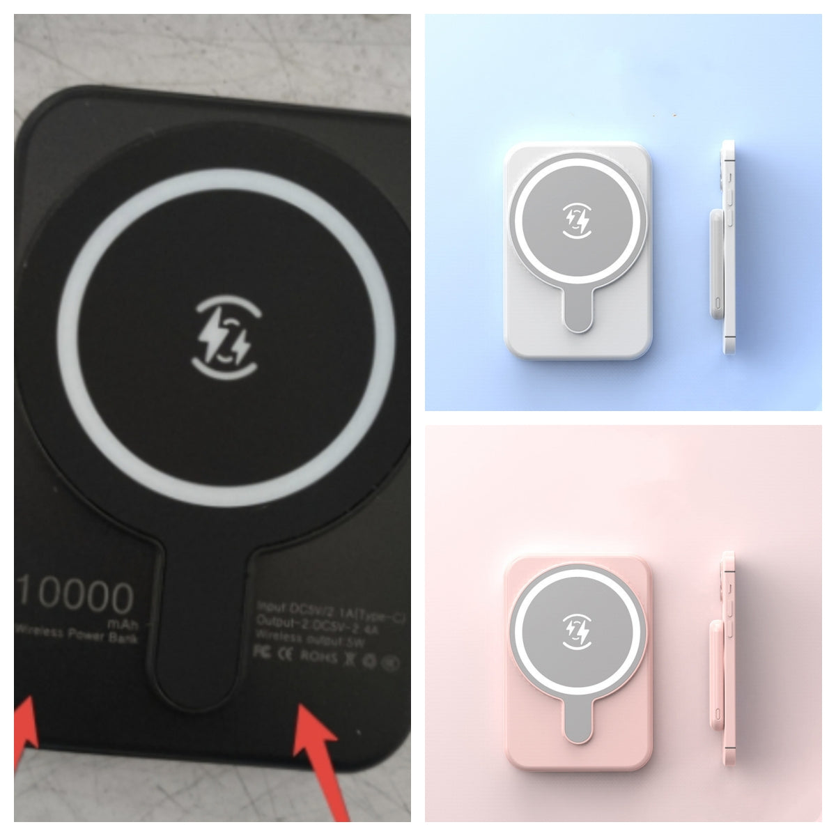 Mini Fast Charging Magnetic Wireless Power Bank 10000 MAh Portable