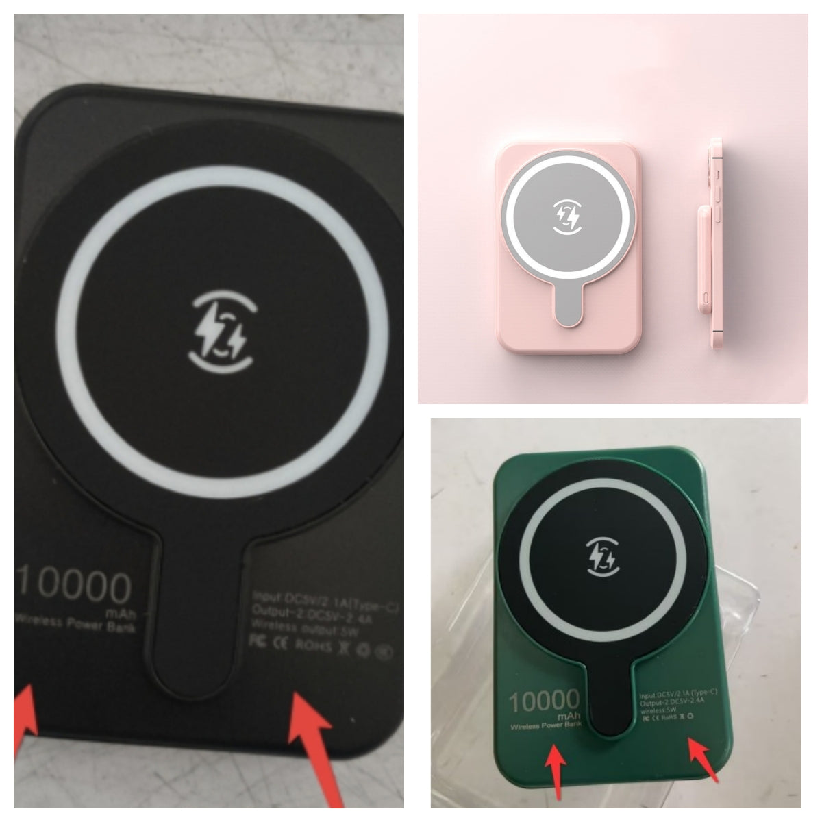 Mini Fast Charging Magnetic Wireless Power Bank 10000 MAh Portable